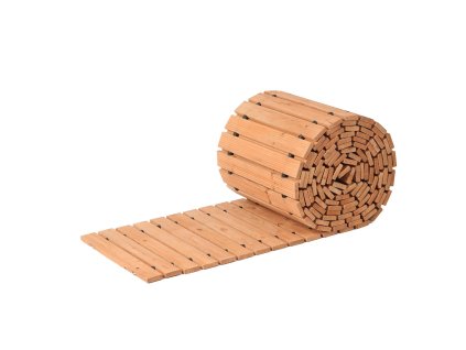 Drevený záhradný chodník v role 24 ft × 17 in, cedrový, protišmykový