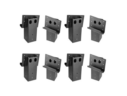 Držiaky pre lovecký posed oceľ nosnosť 2204lbs/1000kg pre 3.5×3.5 in