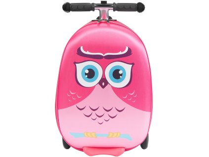 Jazdiaci detský kufor 20 l, 20", pu kolesá, nastaviteľná tpr rukoväť