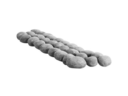 Keramické kamene do ohniska 50.8–76.2 mm, 30 ks, na plyn a vonku