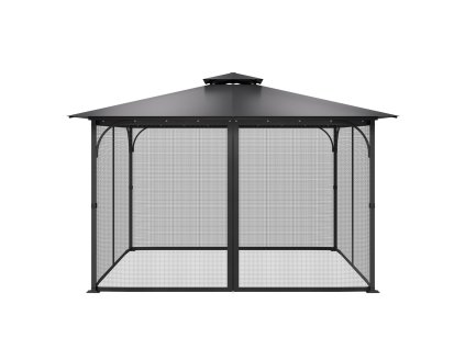 Sieť na altánok 12×12×7.5 FT, 4 panely, dvojitý zips, len sieť