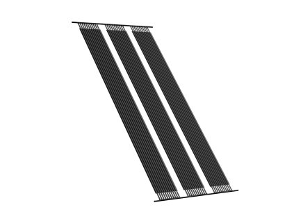 Solárny ohrievač bazéna 4×24 ft hdpe pre nadzemné a zapustené bazény