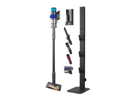 Stojan na tyčové vysávače s 6 háčikmi a protišmykovými nožičkami