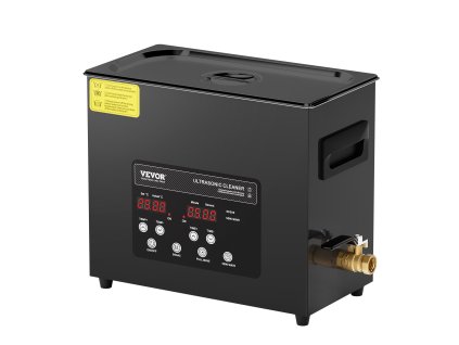 Ultrazvuková čistička 6 l 180 W 40 kHz s ohrievačom a časovačom