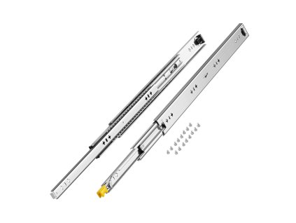 Zásuvkové koľajnice plného vysunutia 16–60 in, 250 lbs, bočná montáž