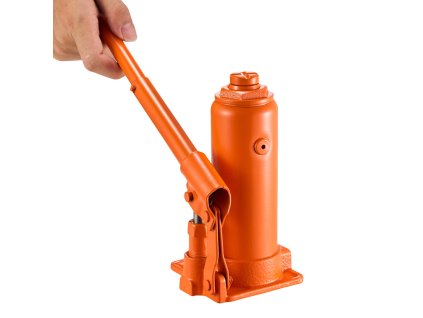 Hydraulický fľaškový zdvihák 6 t, zdvíhací rozsah 195–375 mm