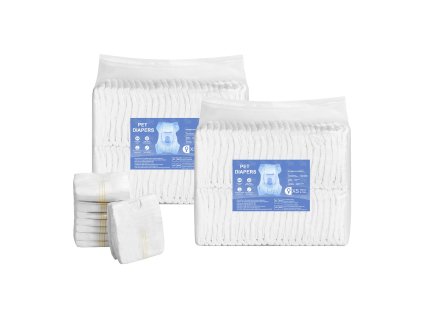 Jednorazové nohavičky pre fenky XS 96 ks, 360° proti úniku, indikátor