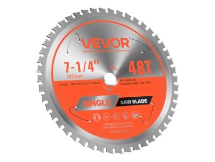 Kotúčový list 185 mm, 48 zubov, otvor 15.875 mm, na oceľ a hliník