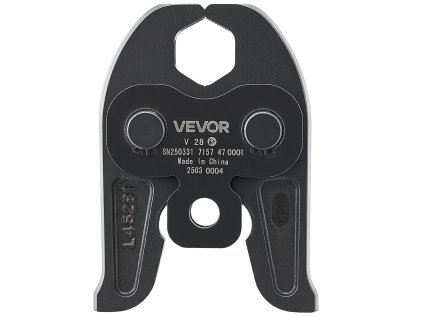 Lisovacia čeľusť 28 mm v-typ pre nerezové rúrky, karburizovaná oceľ