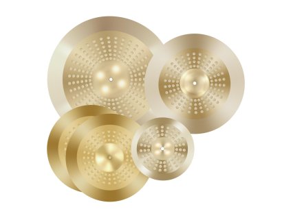 Sada činelov pre bicie 4 ks 355/400/505/254 mm (10"/14"/16"/20")