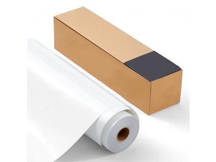 Termotransferová fólia htv lesklá biela 304.8×15240 mm na textil