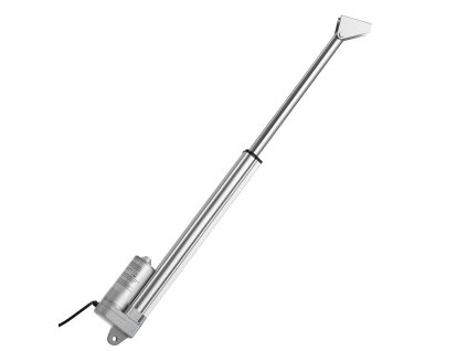 Lineárny pohon 12V, zdvih 304.8mm, 3000N, 5mm/s, IP65, s držiakom