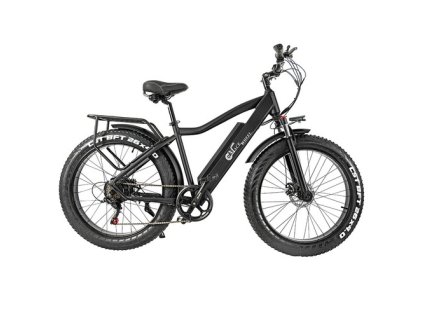 CMACEWHEEL J26 Electric Bike, 26*4.0'' CST Tire, 750W Motor, 45km/h Max Speed, 110km Max Range, 17Ah Battery, Disc Brake, 150kg Max Load - Black