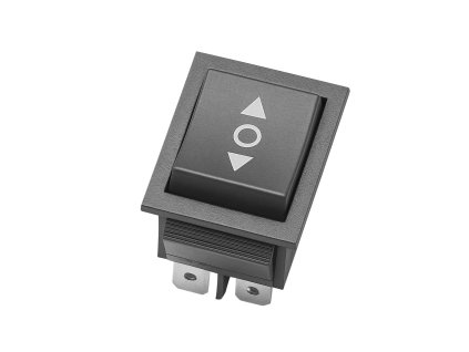 Preklápací prepínač 6-pin dpdt 3-poloha on-off-on 250V/16A 125V/20A