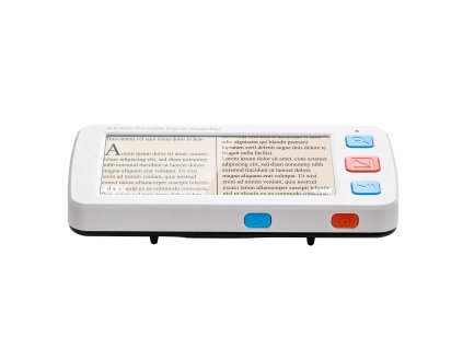 Prenosná digitálna lupa 127mm hd 4×–32×, 17 farieb, av výstup