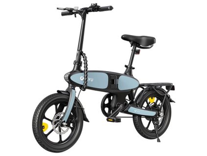 DYU C2 Electric Bike, 250W Motor, 48V 7.5Ah Battery, 16*2.5-inch Tires, 25km/h Max Speed, 40km Range, Dual Disc Brakes, LED Display