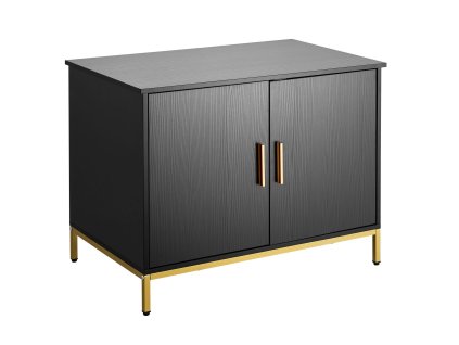 Skrinka na mačaciu toaletu 70 cm, skrytá, kovové nohy a rukoväť