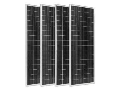 Solárna sada 400W 4×100W 12,8 V 200 Ah LiFePO4 40 A MPPT 2000W menič