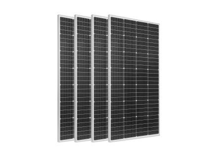 Solárny set 800W 4×200W, 12.8V 300Ah LiFePO4, 60A mppt, 2000W menič