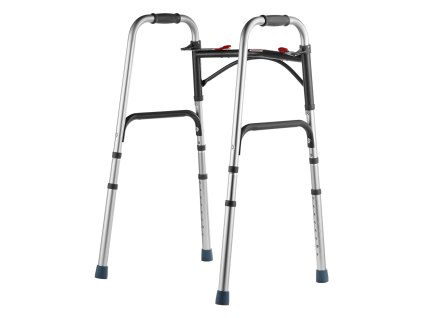 Skladacie chodítko 2-tlač., 8-stup., hliník, nosnosť 350 pounds