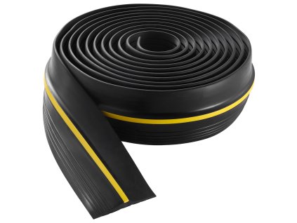 Tesniaca lišta spodku garážových dverí 20 FT samolepiaca pvc čierna