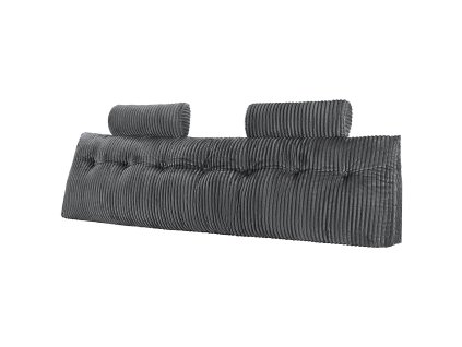 Opierka čela postele king size, 2 bočné vrecká, prateľný flanel