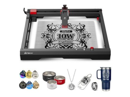 AlgoLaser Alpha 10W Laser Engraver, 400mm/s Engraving Speed, 400*400mm (157.5*157.5inch)