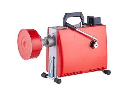 Ručný spirálový čistič kanalizácie 20 m × 16 mm, 250 W, manuálne