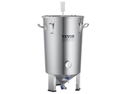 Nerezový kotol 30L fermentor s vekom, úchytom, kohútikom a teplomerom