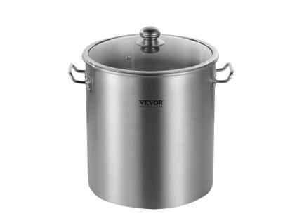 Nerezový hrniec 24 quart s pokrievkou a rukoväťami na varenie