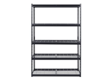 Regál s 5 policami, nosnosť 3000 lbs, nastaviteľné police, 24"×48"×72"