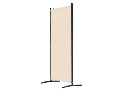 Skladací paraván 4 panely, prenosný samonosný, béžový, do kancelárie