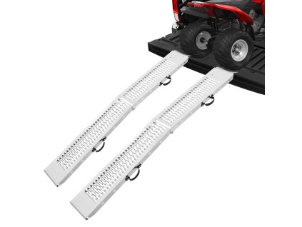 Oceľové rampy 2 ks, nosnosť 1000 lbs, širší nájazdový povrch