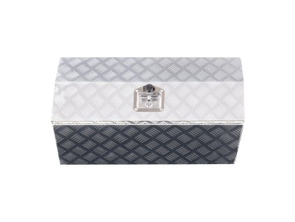 Hliníková skrinka do korby 30×13×13" s madlom a t-zámkom, 2 kľúče