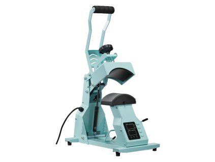 Stroj na tepelnú potlač čiapok, 2 platne, regulácia teploty a času