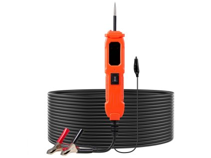 Tester elektrického obvodu s sondou 6–36 dcv, svetlo, kábel 4 m
