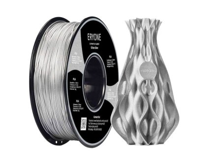 ERYONE Galaxy Sparkly Glitter PLA Filament for 3D Printer 1.75mm Tolerance 0.03mm 1KG(2.2LBS)/Spool - Silver