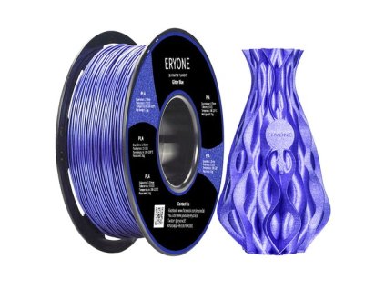 ERYONE Galaxy Sparkly Glitter PLA Filament for 3D Printer 1.75mm Tolerance 0.03mm 1KG(2.2LBS)/Spool - Blue