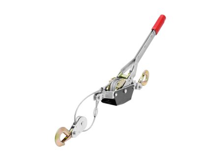 Ručný lanový navijak 2 ton (4,409 lbs), oceľové lano 12 ft, 2 háky