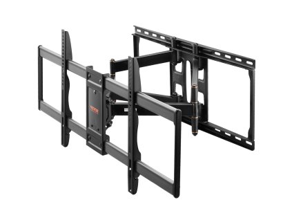 Otáčavý naklápací držiak tv 37–90" 4 ramená vesa 600×400mm do 165 lbs
