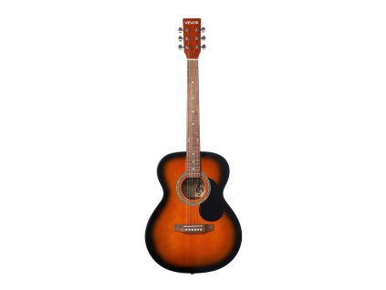 Akustická dreadnought gitara 40 in / 1016 mm, set s púzdrom sunburst