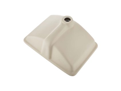 Umývadlo pod dosku 530×375 mm, obdĺžnikové keramické biele s prepadom