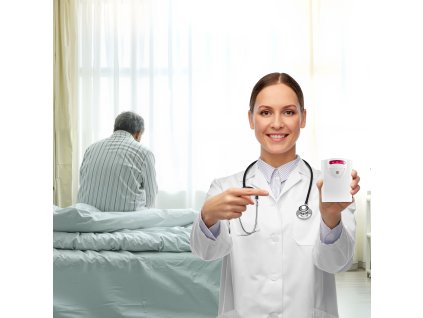 Bezdrôtový lôžkový senzorový alarm 14×30" s pagerom pre seniorov