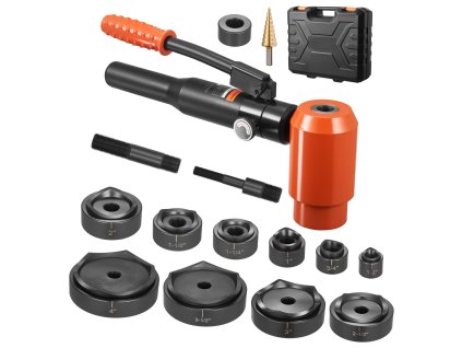 Hydraulická sada dierovacích matric 147.1 kN, 12.7–101.6 mm, 10 ks