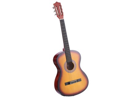 Klasická gitara 960 mm s nylónovými strunami, púzdro, ladička, popruh
