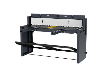 Nožnice na plech 1320 mm, nožné ovládanie, nastaviteľná vôľa