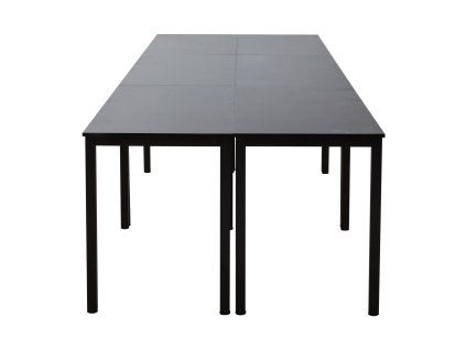 Sada 6 konferenčných stolov 1400 mm pre 16 osôb, kovové nohy