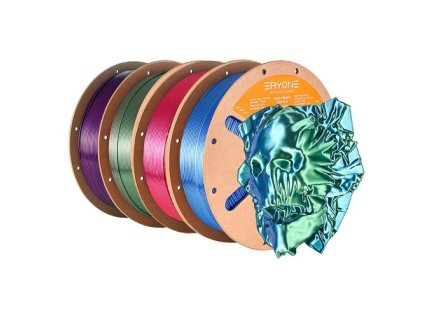 4kg ERYONE High Speed Silk Dual-color PLA Filament (1kg Red & Green + 1kg Blue & Green + 1kg Blue & Red + 1kg Purple & Black)