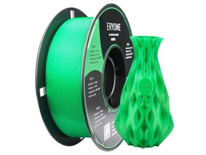 ERYONE PLA+ Filament for 3D Printer 1.75mm Tolerance 0.03mm1kg (2.2LBS)/Spool - Green