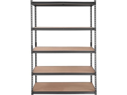Policový regál 5 poschodí nastaviteľný nosnosť 2000 lbs 18"×48"×72"